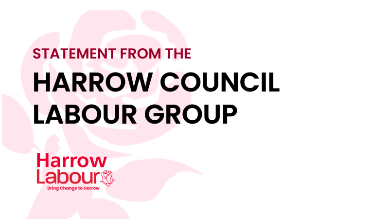 Statement from the Harrow Council Labour Group
